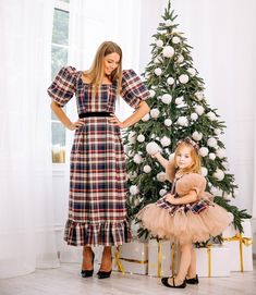 Plaid Christmas Gown, Christmas Dresses, Matching Dresses, Mother Daughter, Blue Red Plaid Dress, Christmas Photoshoot, Outfit For Photoshoot, Mommy And Me Dress,  Xmas Family Costume, Puffy Sleeve Dress, Flannel Plaid Dress This is gorgeous Christmas matching dresses have very original fashionable design made of high-quality fabric will be perfect for any celebration....Christmas, birthday, parties, photography, evening, festivals wear, fairy & princess costumes or other special occasional even Flannel Plaid Dress, Gown Christmas, Christmas Gown, Fairy Princess Costume, Puffy Sleeve Dress, Plaid Flannel Dress, Xmas Dress, Christmas Hair Accessories, Red Plaid Dress