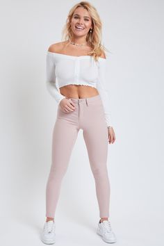 Rosette Ymi Jeans, Beautiful Angels, Colored Pants, Forever Yours, Women Lifestyle, Mom Shorts, Mid Rise Jeans, Solid Tops, Linen Women