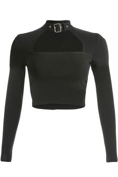 Classic Goth, Goth Wardrobe, Body Outfit, Shape Wear, Black Choker, Cropped Tops, Fancy Outfits, Black Crop Tops, Cute Tops