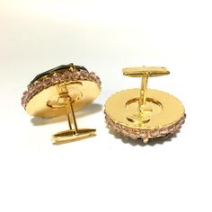 Rare One of a Kind Signed Lawrence VRBA Cufflinks, Groomsmen's GiftsDimensions: 1.25" DiameterMaterials: Vintage Beads, Aurora Borealis StonePlease feel free to contact me with any further questions I may answer for you 646-345-8514.  Free shipping within the United States. Round Screw Back Cufflinks For Anniversary, Screw Back Cufflinks For Wedding, Luxury Screw-back Cufflinks For Wedding, Luxury Screw Back Cufflinks For Wedding, Luxury Wedding Cufflinks With Screw Back, Luxury Wedding Cufflinks, Adjustable Round Cufflinks For Wedding, Wedding Cufflinks With Polished Finish, Luxury Adjustable Cufflinks For Wedding