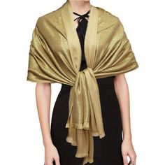 New! - Made Of Pashmina - Prefect For Wedding Bridal Shawl Wraps Scarfs And All Other Occasions - Sparkly Metallic Shimmery Glitter Bling Shawl Wraps Holiday Gift Christmas Gift Thank You! Gold Shawl, Scarf Coverup, Dress Shawl, Gold Scarf, Michael Kors Scarf, Embroidered Scarf, Bridal Shawl, Paris Woman, Large Scarf