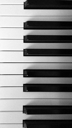 the keys of a piano are black and white