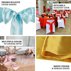 Quantity: 5 Chair Sashes Material: Satin Style with Shiny Finish Color: Taupe Size: 6"W x 106"L Thickness: 135 GSM Edges are serged to form an elegant look when tied into bow form. For sashes only, does not include any other decorations Buy Sash Buckles InformationAdditional Information: Each order is for 5 sashes. Sashes are shipped untied. How To Care: Dry Clean Only Uses: Weddings, Parties, Events, Banquet, Decoration - 5 Pack Taupe Satin Chair Sashes 6"x106" - Weddings, Events By eFavormart Chair Bows, Chair Ties, Chair Sash, Wedding Chair Decorations, Bow Sash, Satin Style, Chair Sashes, Yellow Satin, Satin Sash