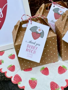 Berry Sweet Party Affordable Party Decorations, Sweet One Party, Strawberry Picnic, First Birthday Party Favor