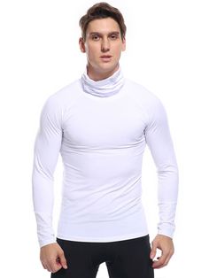 Sizing: True to size Material composition: 86% Polyester, 14% Elastane/Spandex Clothing type: H Material: Polyester Pattern: Letter Fabric elasticity: Slight elasticity Season: Four Seasons Weaving type: Knit Style: Leisure Weight: 350 g Pocket: No-back-pocket Discover the latest Men's high-neck high-elastic tight sports long-sleeved T-shirt, crafted with 86% Polyester and 14% Elastane for ultimate comfort and flexibility. This stylish and form-fitting top is perfect for workouts, sports activit Party Dresses Night, Tough Workouts, Men's Robes, Youth Clothing, Running Sports, Athletic Men, Womens Robes, Night Out Dress, Christian Clothing