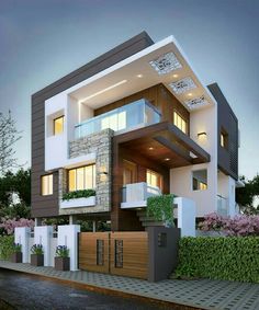 this is an image of a modern house