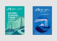 two posters for the eastern economic forum