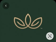 an image of a leaf logo on a green background with the number 3 in gold