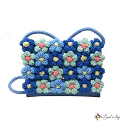 Bird in Bag - Woolen woven bag female new beach bag vacation shoulder crossbody bag cute puff flower straw woven bag female Handmade Trendy Bucket Bag For Spring, Spring Flower Shoulder Bag With Adjustable Strap, Flower Shaped Shoulder Bag With Adjustable Strap For Spring, Flower Shaped Bag With Adjustable Strap For Summer, Summer Flower-shaped Bag With Adjustable Strap, Spring Woven Crochet Crossbody Bag, Spring Crochet Straw Crossbody Bag, Spring Beach Shoulder Bag With Flower Shape, Handmade Spring Shoulder Bag