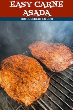 This easy carne asada recipe can be made on a grill in on your smoker. Either way this meat is da bomb. Great alone or in tacos or burritos. Easy Carne Asada, Carne Asada Recipe, Carne Asada Recipes, Japanese Bread, Beef Cuts, Skirt Steak, Carne Asada, Mexican Dishes