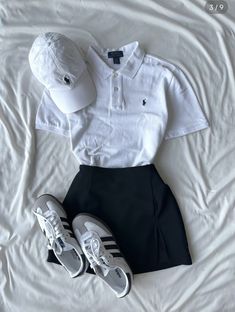 Mode Tennis, Neue Outfits, Casual Day Outfits, Baggy Pants, Mode Inspo, Looks Chic, Sporty Outfits, 가을 패션, Summer Fashion Outfits