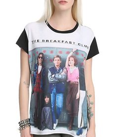 The Breakfast Club shirt I just bought from Hot Topic. I'm in LOVE with it! 80s Shirts, Fashion And Beauty Tips, Girls Top, Need Love, Shopping Mall