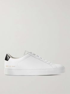 Shop COMMON PROJECTS Retro Classic Leather Sneakers, Explore the latest in-season COMMON PROJECTS collection today on MR PORTER Classic Everyday Sneakers With Leather Sole, Classic Leather Custom Sneakers For Everyday Use, Classic Everyday Custom Sneakers With Contrast Sole, Classic Everyday Custom Leather Sneakers, Classic Custom Sneakers With Gum Sole For Everyday, Common Projects Men, Relaxed Tailoring, Mr P, Common Projects