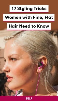 Curling Fine Hair, Fine Hair Tips, Fine Flat Hair, Dunner Wordend Haar, Fine Straight Hair, Limp Hair, Styling Tricks, Flat Hair, Bob Hairstyles For Fine Hair