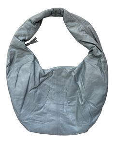 You need a bag that can be used for multiple events, goes with nearly every outfit, and stays amongst the top fashion trends. That's why we have brought you the Any Old Iron Slade Bag! This gray-blue, 100% leather shoulder bag features a thick shoulder strap and traditional, slouchy body. Along the top of the purse, there is a zipper to conceal your items within. Once you unzip the bag, you will be met with two interior pockets, which help you stay organized throughout the day and into the eveni Designer Soft Leather Hobo Bag For Travel, Designer Soft Leather Shoulder Bag For Errands, Dad Jewelry, Spring Suit, Gray Leather, Mens Jewelry Bracelet, Bag Dress, Stay Organized, Women Accessories Bags