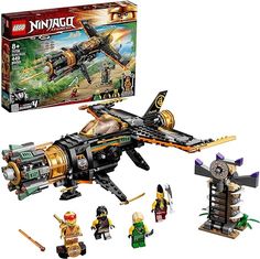 the lego ninja jet is in its box and ready to be built into an action figure