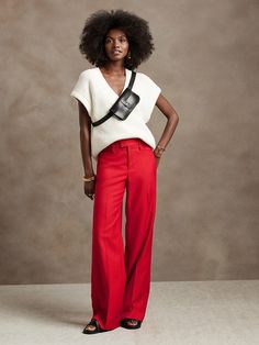 Saw this on Banana Republic: Chic Wool Wide Leg Pants For Formal Occasions, Elegant Wool Wide Leg Pants, Chic Wool Dress Pants For Formal Occasions, Chic Wool Wide-leg Dress Pants, Chic Wool Bottoms For Semi-formal Occasions, Chic Wide-leg Wool Dress Pants, Chic Ankle-length Wool Dress Pants, Chic Wool Dress Trousers, Chic Semi-formal Wool Bottoms