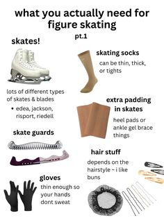 what you actually need for figure skating