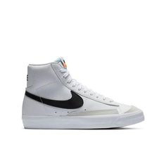 Nike Blazer Mid '77 "White/Black" Grade School Kids' Shoe - Hibbett | City Gear Mid Blazer 77, Nike Mid Blazer, Mid Blazer, Girls Shoes Teenage, Nike Mid, School Blazer, Blazer Shoes, Blazer 77, Nike Blazers