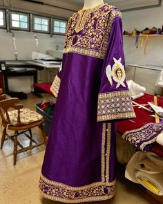 Orthodox deacon vestments set. Fully embroidered, made from natural silk , velvet and brocade. It's not heavy. It includes stikharion, cuffs and orarion. After the order we will ask your measurements. It takes about four week to produce it and ship to you. We locate in FL, USA. H R, Catholic Aesthetic, Orthodox Church, Natural Silk, Silk Velvet, Asian Fashion, Art Collection, Bathing Beauties, Take That