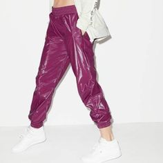 New With Tags Victoria’s Secret Jogers Track Pants Vs Sport Metallic Foil Shine Size Small Medium Large Price Firm Swishy Pants, Vs Sport, Joggers Track Pants, Victoria Sport, Track Pant, Shiny Clothes, Pink Sports, Victoria Secret Sport, Metallic Foil