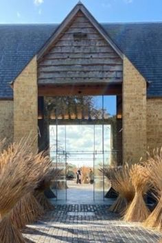 Single glazed double height door for barn conversion Harvest Day, Garden State, Glass Partition, Wedding Barn