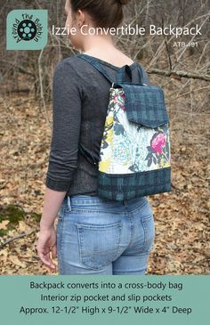 the back pack is made from fabric and has an attached shoulder strap, which can be used