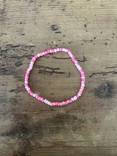 Handmade pink seed bead bracelet  -Other colors in my shop -Comes in one size. (Usually fits all) Any questions? Leave me a message:) Thank you for visiting my shop!<3 MadeBySjewelryCo 3mm Seed Bead Bracelet, Pink Seed Bead Bracelet, Pink Beaded Bracelets, Seed Bead Bracelet, Bracelets Diy, Beaded Bracelets Diy, Seed Bead Bracelets, Bead Bracelet, Seed Bead