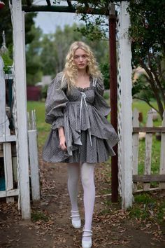 The Earl Grey Party Ever After Dress – Selkie Ever After Dress, Water Pail, Elegant Sleeves, Coquette Princess, Silk Dressing Gown, Corset Skirt, Puff Dress, Earl Gray, Earl Grey