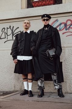 Kilt Outfits, Look Grunge, Gender Fluid Fashion, Men In Skirts, Genderless Fashion, Mode Inspo, Kilt