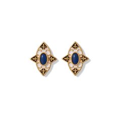 Spanish Baldric Lapis Stud Earrings | Art Jewelry | Museum Gift Shop | The Met Store Jewelry Museum, 17th Century Portraits, Museum Gift Shop, Museum Gift, Earrings Art, Art Gifts, Art Jewelry, Art Gift, Unique Art