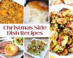 christmas side dish recipes collage