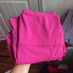 Nwot Sonic Pink Align 25” W/Pockets. Never Worn, Zero Flaws! Thick Material And High Rise With 25” Inseam. First Picture Shows Color Best! Gorgeous Sonic Pink Lululemon Athletica, Sonic, One Pic, Pant Jumpsuit, Pink, Color