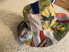 Fashion Project Ideas, Funky Hats, Project Ideas, Bucket Hat