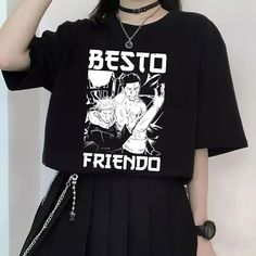 Jujutsu Kaisen T Shirt Jjk Clothes, Jjk Merch, Jujutsu Kaisen T Shirt, Jujutsu Kaisen Shirt, Anime Tees, Very Funny Pictures, Anime Shirt, Edgy Outfits, Jujutsu Kaisen