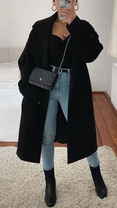 Aesthetic Winter Outfits, 50 Aesthetic, Winter Outfits For Women, Classy Winter Outfits, Fashion Moodboard, Mode Abaya, Aesthetic Winter