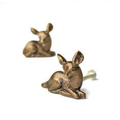 deer drawer knob Fawn Animal, Up Cycled Furniture, Cupboard Drawers, Drawer Knob, Woodland Animal, Baby Deer, Animal Theme, Cabinet Knobs, Deer