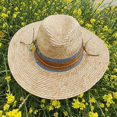 "The Denim Straw is a beautiful hat... ready for a cute denim dress or your favorite pair of jeans!  Handmade Fedora hats with Western style bling. All hats are ONE OF A KIND and designed personally by myself. This one is STRAW and perfect for the change in weather! I enjoy creating unique items for others to enjoy in this mass produced world. Be UNIQUE... stand out in the crowd!  All hats are made to fit differently. This hat measures about 23\" with an elastic interior band- for adjustments." Fedora Hats, Beautiful Hats, Fedora Hat, The Change, Unique Items, Western Style, Western Fashion, Denim Dress, Fedora