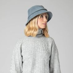 Cozy up your look with this chic bucket hat! With 3 fabulous colors, a side pocket for all your odds and ends, and plaid interior taping for extra style - this hat is guaranteed to have you living your best life. Get cozy and chic in one go! Features: Colors: Blue, Cream, or Dusty Rose.Materials: 100% PolyesterSize: 57cmBrim Size: 3"Packable Anthropologie Winter, Beige Hat, Living Your Best Life, Fall Hats, Anthropologie Accessories, Dusty Rose Color, Odds And Ends, Winter Set, Wide Brimmed Hats