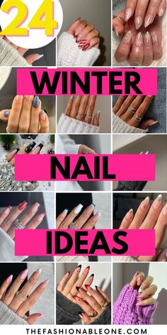 Explore 24 winter nails ideas with stunning winter nail designs. Discover elegant winter nails, including trendy winter nail art and classic winter nail designs. Find options for winter nails short and winter nails long, as well as unique winter nail designs and creative winter nail ideas. Perfect for adding a touch of seasonal style to your look! Winter Nails Inspiration, Best Winter Nails, Winter Nails Ideas, Winter Nail Ideas, Winter Nails Acrylic, Nails Winter, Winter Nail Art, Trendy Winter, Winter Nail Designs