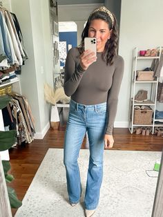 Walmart fall outfit
Seamless bodysuit with flared denim 

Follow my shop @missmrsmomlife on the @shop.LTK app to shop this post and get my exclusive app-only content!

#liketkit #LTKFindsUnder50 #LTKStyleTip #LTKSeasonal
@shop.ltk
https://liketk.it/4VCkW Seamless Bodysuit, Flared Denim, Sofia, Women Jeans