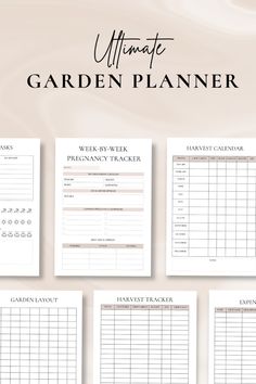 the ultimate garden planner printable