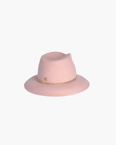 Felt Fedora, Fedora Hat, Gold Plated Chains, Wool Felt, Floppy Hat, Fedora, Felt, Wool, Chain