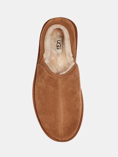 DESCRIPTION:Cozy slipper with a soft wool lining.FEATURES:SlipperSuede UpperElastic Gore InsetsCushioned Insole17mm UGGpure™ Wool LiningRound ToeLeather Sole Slippers For Men, Slippers Cozy, Mens Uggs, Saint Bernard, Soft Wool, Slide Slipper, Chestnut, Espresso, Slippers