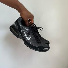 Unisex black Metallic silver Nike Air Max  Men's size: 8.5 Women's size: 10.5 Brand: Nike Air  📌Pleasure Read shop policy📌 💕Please check all pictures for flaws 💕Ask me any questions💕 Black Low-top Nike Air Max For Streetwear, Black Low-top Synthetic Nike Air Max, Dynamic Black Nike Air Max Sneakers, Black Dynamic Nike Air Max, Black Nike Air Max With Breathable Synthetic Material, Nike Air Max Mens, Black Metallic, Black Nikes, Air Max