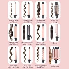 Styling Bangs, Curling Rods, Hairstyle Examples, Curling Brush, Hair Curling Tips, How To Style Bangs, Beautiful Curls, Types Of Curls