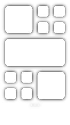 a white background with squares and rectangles