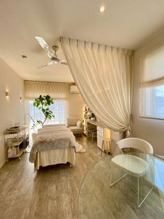 Lash room ideas small spacesHome decor ideasCozy Living Rooms Powder Room With Makeup Vanity, Home Clinic Ideas, Waxing Salon Suite Decor, Girly Esthetician Room, Home Base Lash Room, Backbar Ideas Spa, Decorate Massage Room, French Esthetician Room, Esthetician Room Lighting