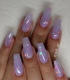 Uploaded by ✯. Find images and videos about style, nails and purple on We Heart It - the app to get lost in what you love. Ombre Nail Design, French Pedicure, Lilac Nails, Oktoberfest Party, Unicorn Nails, Nails Polish, Summer Acrylic Nails