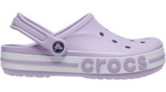 Confidently ComfortableWe took two of our most iconic clog silhouettes — Baya and Crocband™ — and combined them to create a special pair that elevates the sleek, fashion-athletic spirit of the originals to another level. The result is a go-anywhere style staple that lets you slide in and stay cool while throwing off an extra pop of Crocs spirit.  Bayaband Clog Details:    Incredibly light and easy to wear  Pivoting heel straps for a more secure fit  Customizable with Jibbitz™ charms  Iconic Croc Lavender Fuzzy Crocs, Pink Flat Non-slip Clogs, Baya Clog Crocs, Pink Open Toe Non-slip Clogs, Pink Non-slip Synthetic Clogs, Stay Cool, Athletic Fashion, Strap Heels, Clogs